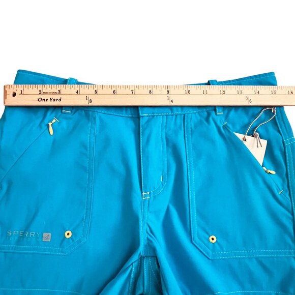 Sperry Top-Sider Tech Shorts Women S Blue NWT Cordura Outdoor Hiking Boating - Picture 8 of 12